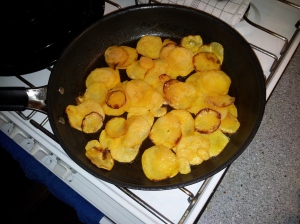 Stegte søde kartofler